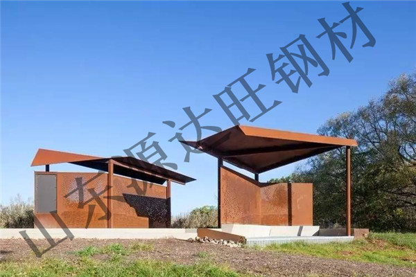 耐候鋼景觀墻加工困難中特別注意的事項